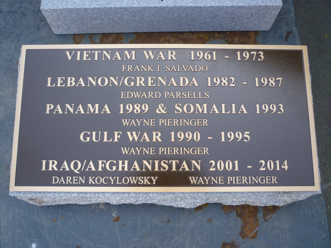 Alpine, NJ Veterans Bronze Plaque