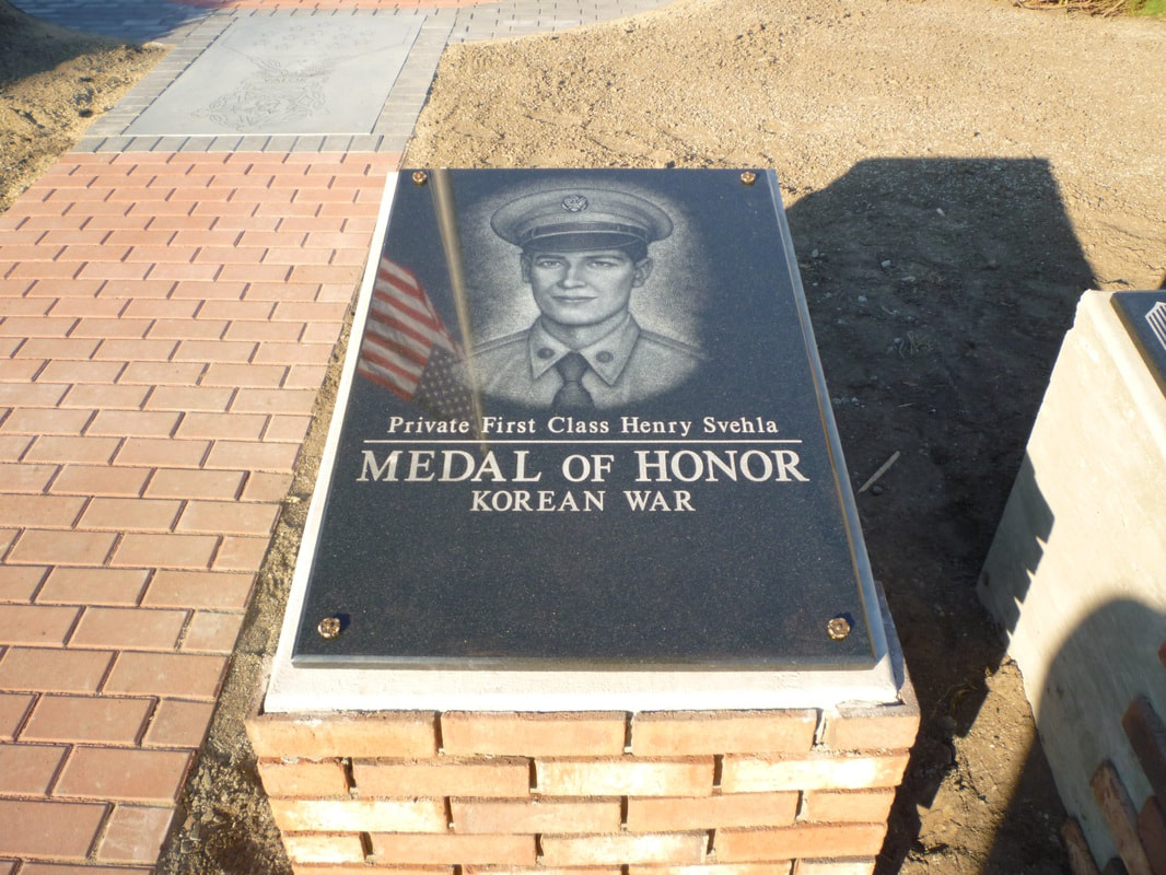 Belleville, NJ Medal of Honor Etched Black Granite