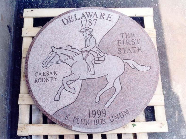 Delaware Engraved Granite