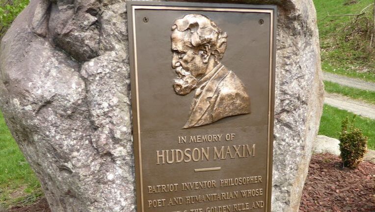 Lake Hopatcong, NJ Hudson Maxim Bronze Plaque On-Site Restoration