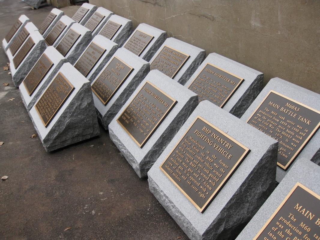 Fort Dix, NJ Infantry Park Bronze Plaques