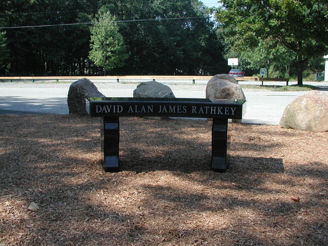 Mountain Lakes, NJ 9/11 Memorial Engraved Granite Bench