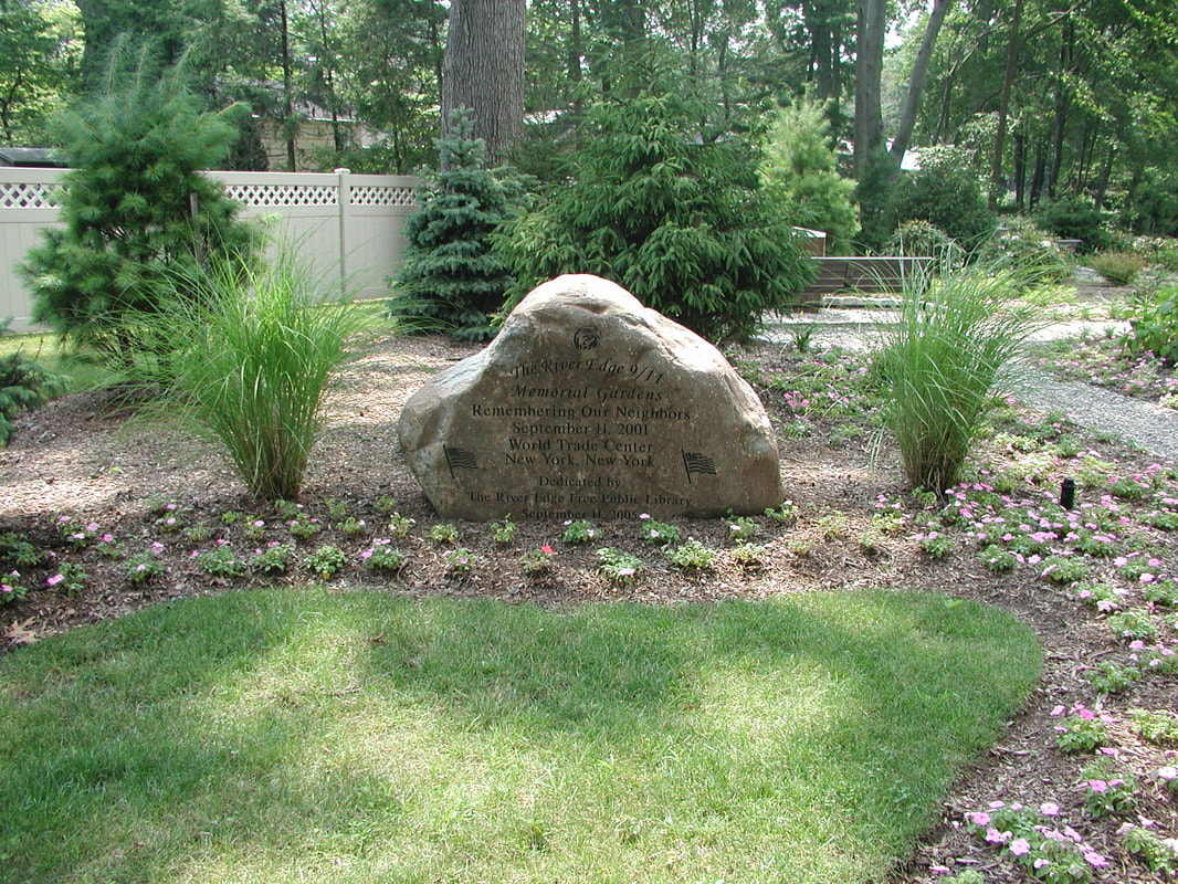 River Edge, NJ 9/11 Memorial engraved boulder