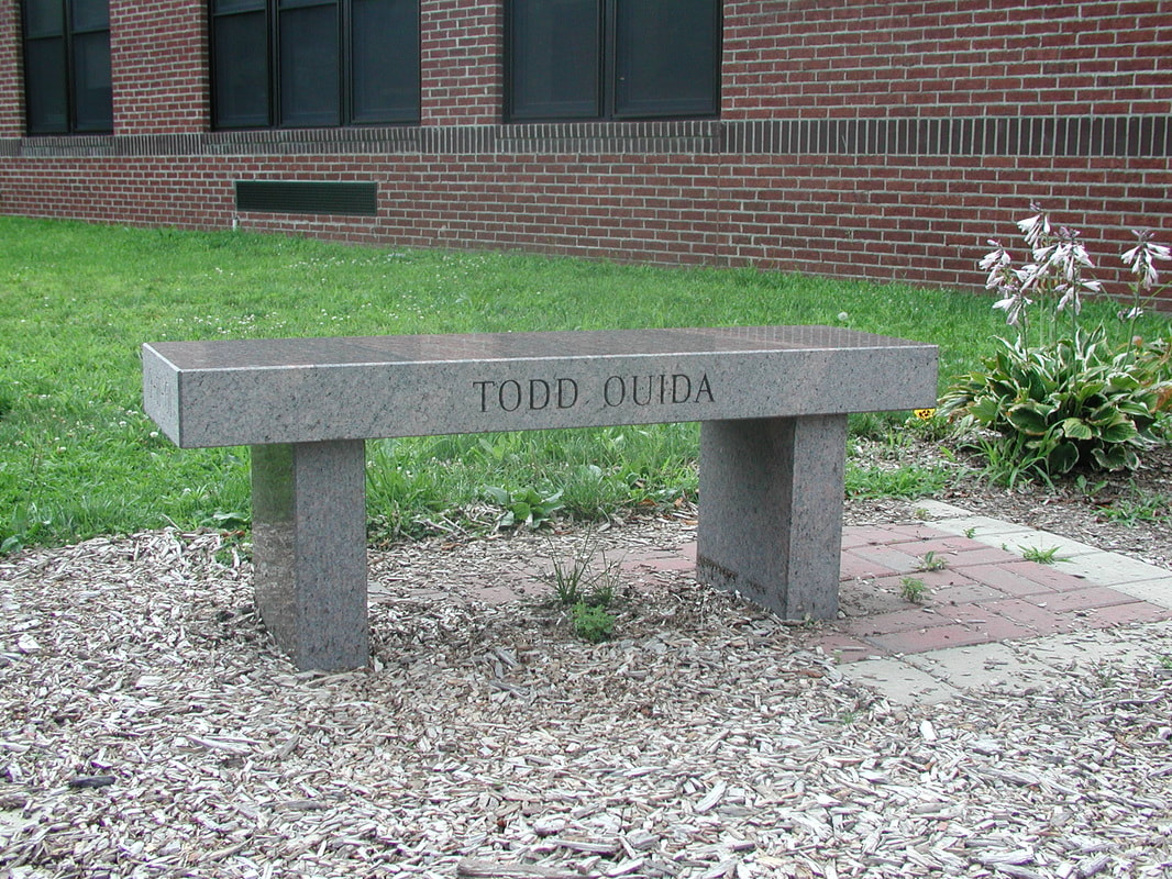 New Jersey High School Engraved Granite Bench