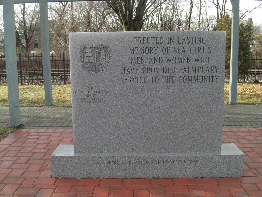 Sea Girt, NJ Barre Grey Granite Monument