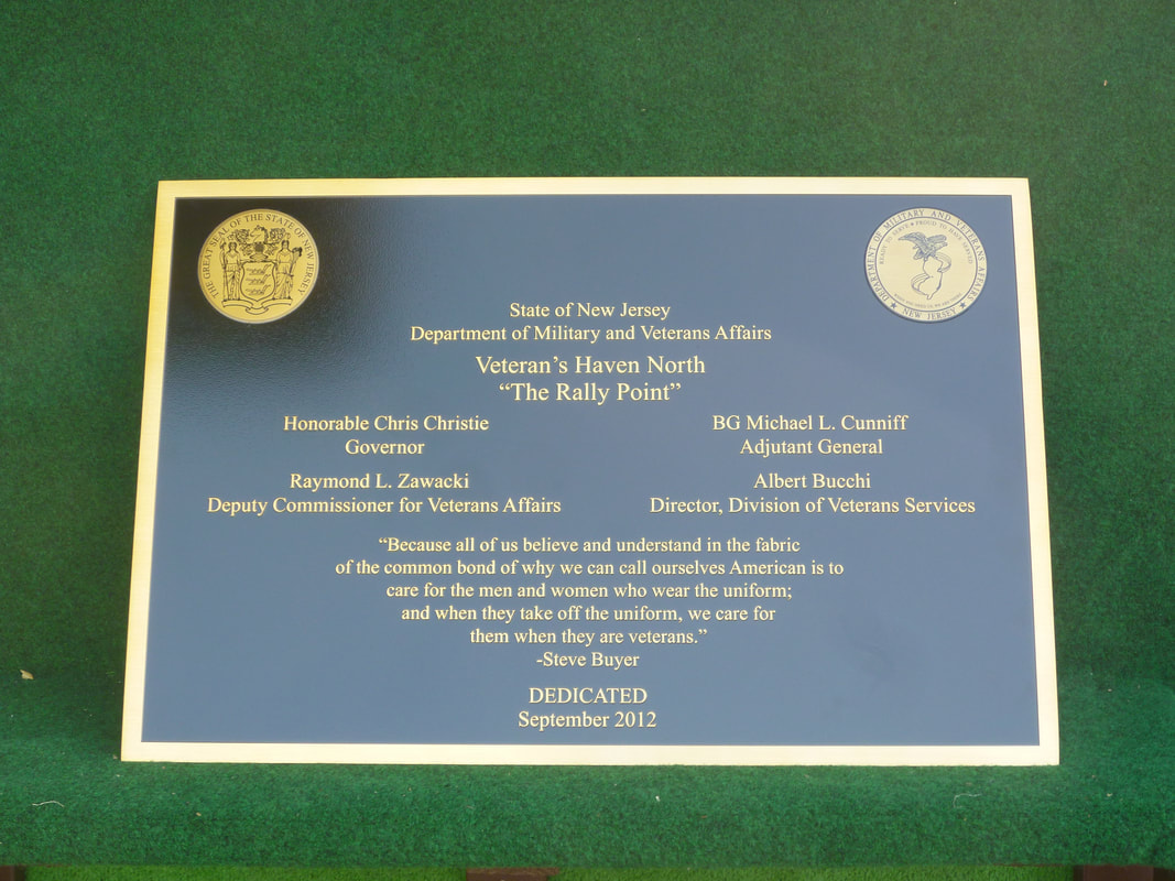 Glen Gardner, NJ Veterans Haven North Bronze Plaque