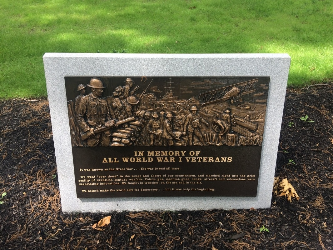 Paramus, NJ WWI Veterans Bronze Plaque